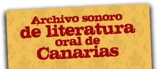 Archivo de literatura oral de Canarias